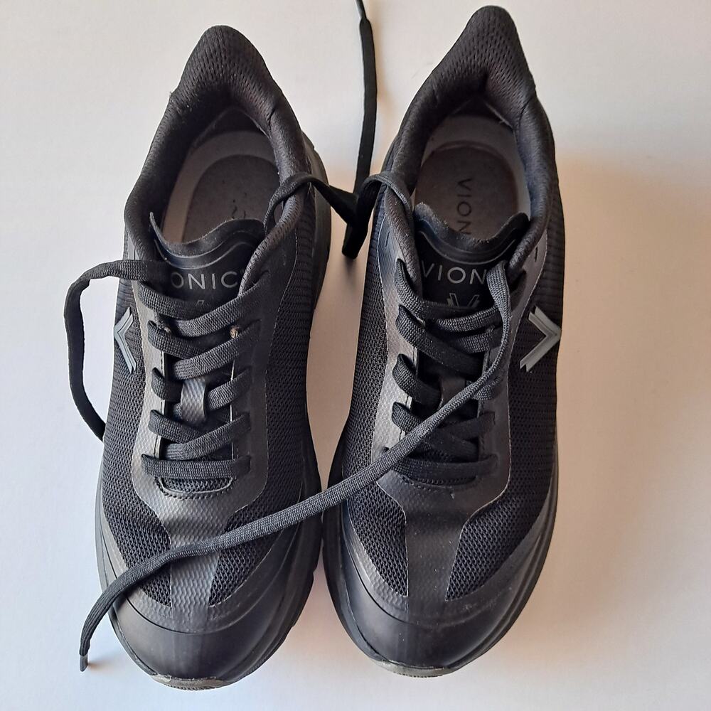 Vionic Walk Max Low Top Lace-Up Sneakers Slip On Shoes Black Women's Size 8.5 - Picture 10 of 12